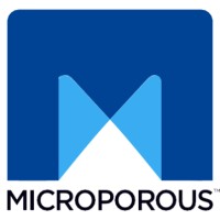 Microporous logo